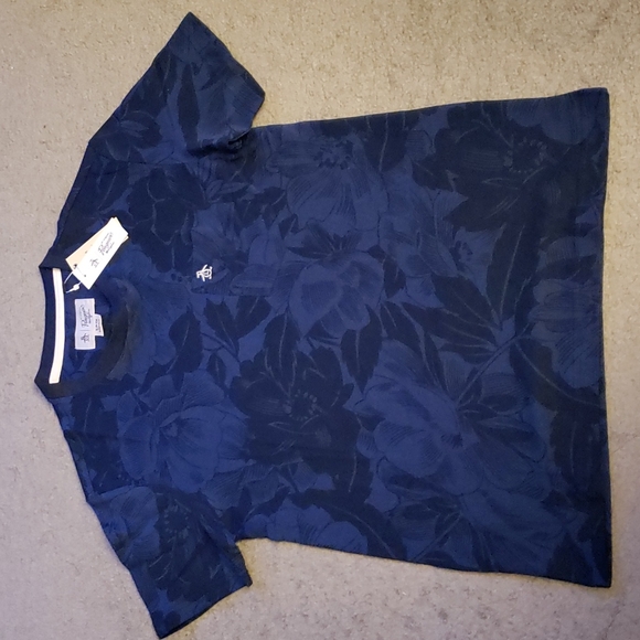 Original Penguin Other - Original Penguin Blue Floral Polo like Dress T Shirt